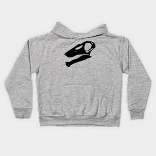 Amargasaurus (Bajadasaurus) skull - black Kids Hoodie